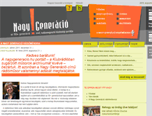 Tablet Screenshot of nagygeneracio.hu